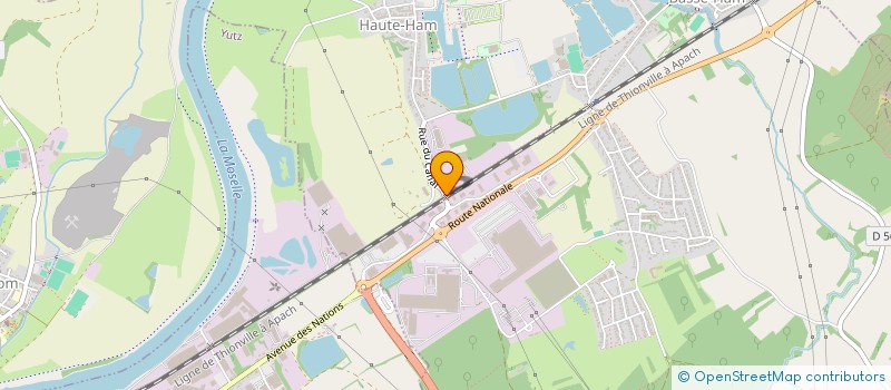 localisation de l'entreprise SCI L'ETANG DU MOULIN  BASSE-HAM