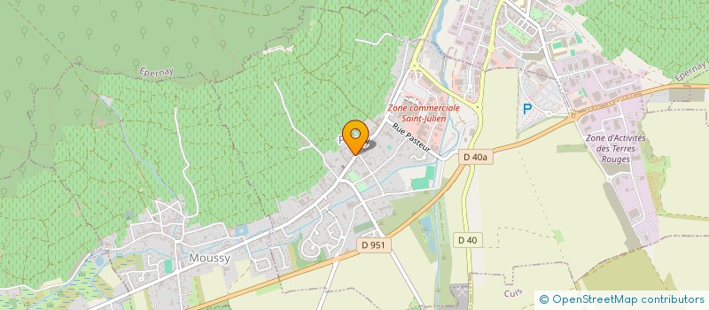 localisation de l'entreprise SCI  'L'ETANG MAREUIL-EN-BRIE'  PIERRY