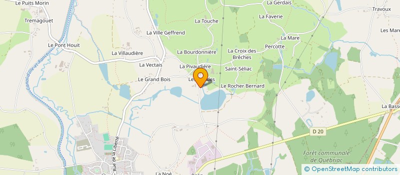 localisation de l'entreprise SCI L'ETANG NEUF  QUEBRIAC