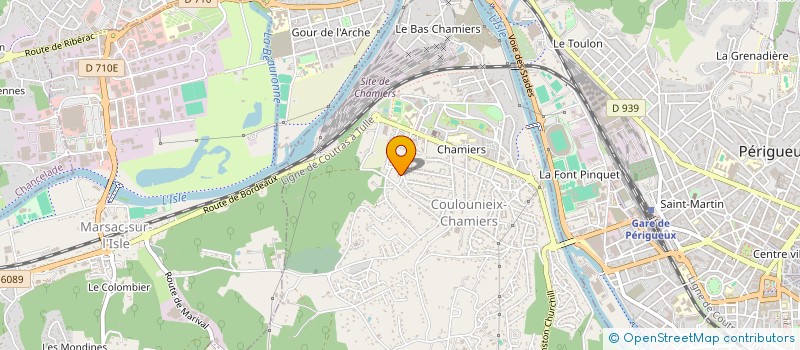 localisation de l'entreprise SCI L'ETANG NEUF  COULOUNIEIX-CHAMIERS