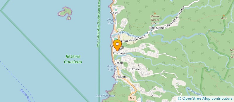 localisation de l'entreprise SCI L'ETANG SOUS LE VENT à BOUILLANTE