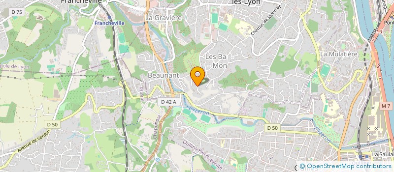 localisation de l'entreprise SCI L'ETEILA  SAINTE-FOY-LES-LYON