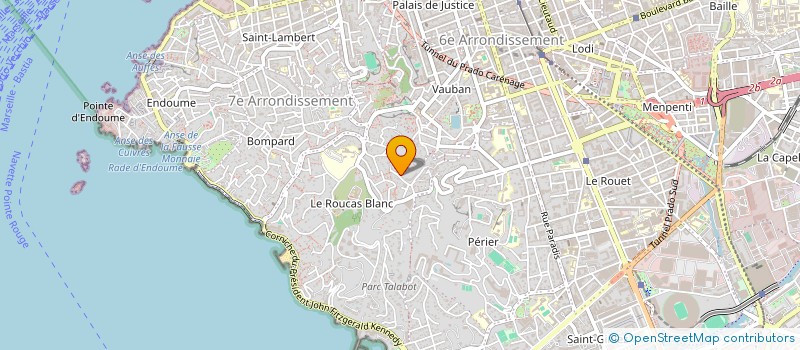 localisation de l'entreprise SCI L'ETHYNOX  MARSEILLE
