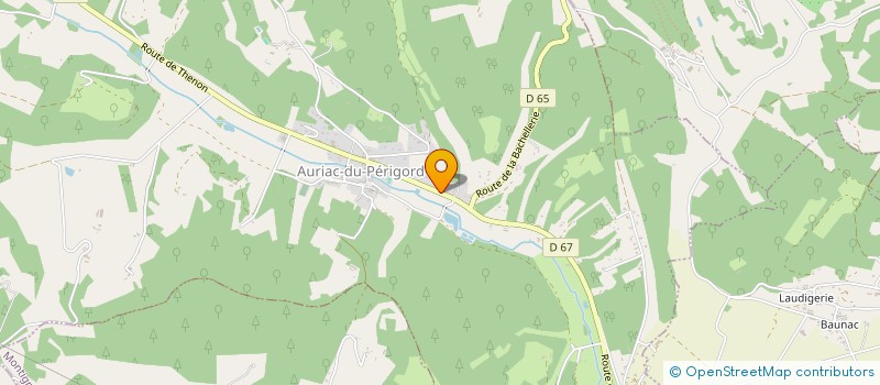 localisation de l'entreprise SCI L ETINCELLE  THONAC