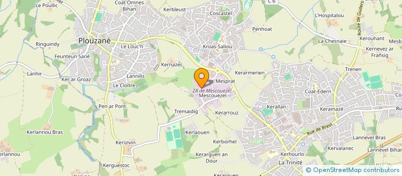 localisation de l'entreprise SCI L ETOILE  PLOUZANE