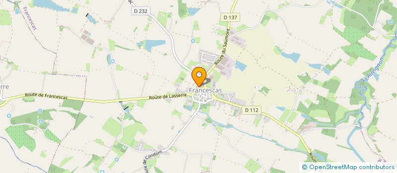 localisation de l'entreprise SCI L'ETOILE  FRANCESCAS