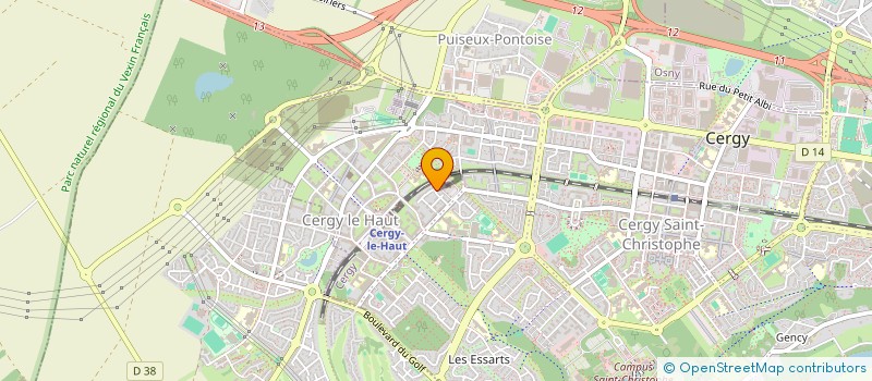 localisation de l'entreprise SCI L'ETOILE  CERGY