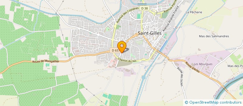localisation de l'entreprise SCI L'ETOILE à SAINT-GILLES