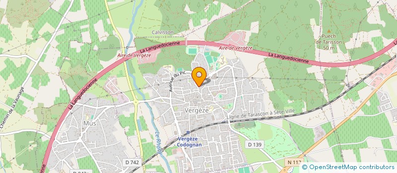 localisation de l'entreprise SCI L'ETOILE  VERGEZE