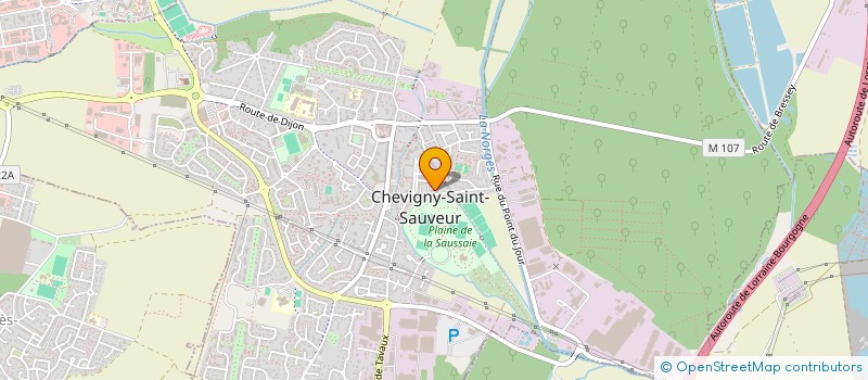 localisation de l'entreprise SCI L'ETOILE  CHEVIGNY-SAINT-SAUVEUR