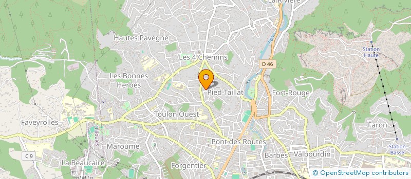 localisation de l'entreprise SCI L ETOILE  TOULON