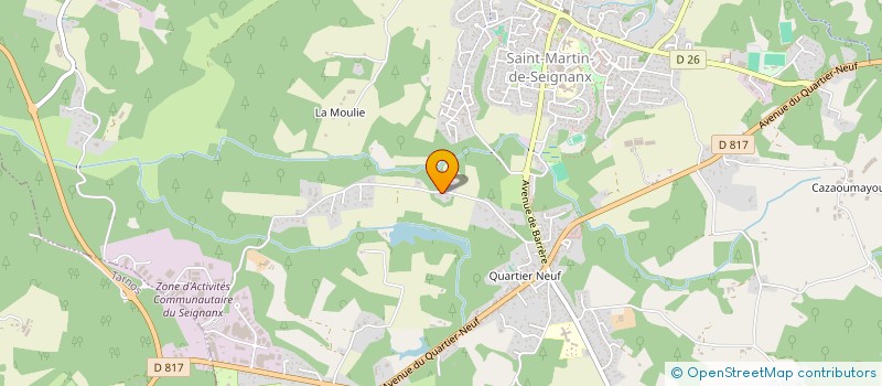 localisation de l'entreprise SCI L ETOILE  SAINT-MARTIN-DE-SEIGNANX
