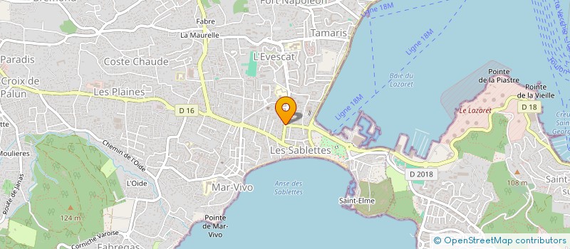 localisation de l'entreprise SCI L'ETOILE à LA SEYNE-SUR-MER