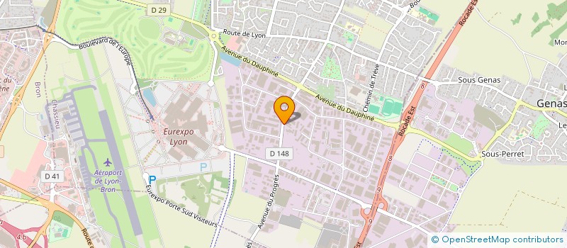 localisation de l'entreprise SCI L ETOILE  CHASSIEU