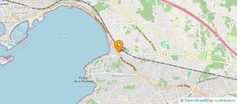 localisation de l'entreprise SCI L ETOILE à SANARY-SUR-MER