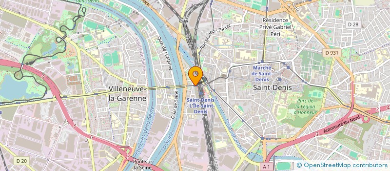 localisation de l'entreprise SCI L'ETOILE à SAINT-DENIS