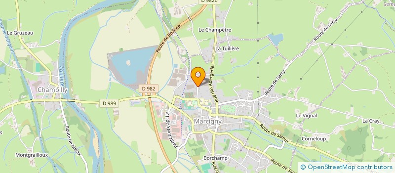 localisation de l'entreprise SCI L'ETOILE  MARCIGNY