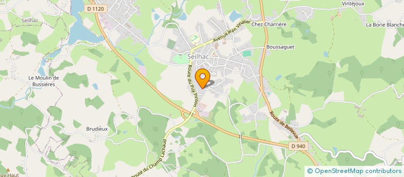 localisation de l'entreprise SCI L'ETOILE  SEILHAC