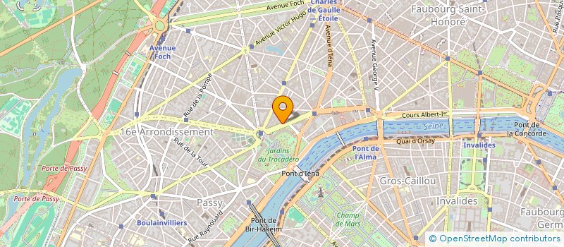 localisation de l'entreprise SCI L ETOILE à BOULOGNE-BILLANCOURT