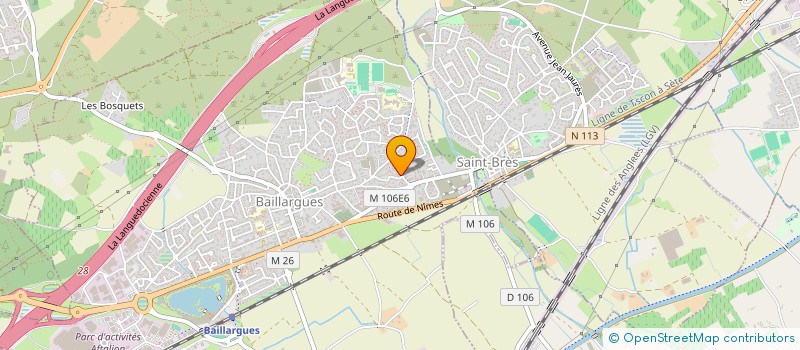 localisation de l'entreprise SCI L'ETOILE à BAILLARGUES