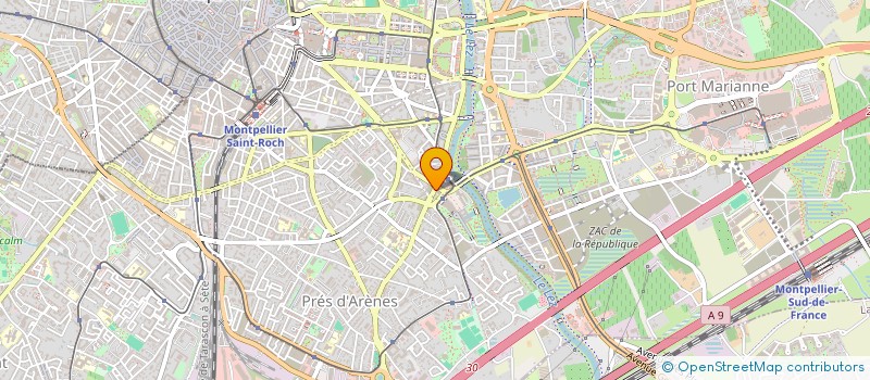 localisation de l'entreprise SCI L ETOILE à MONTPELLIER