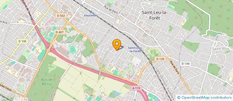 localisation de l'entreprise SCI L ETOILE  SAINT-LEU-LA-FORET