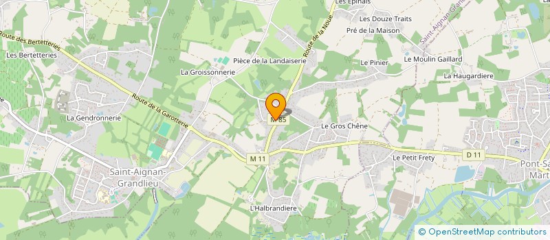 localisation de l'entreprise SCI L'ETOILE  SAINT-AIGNAN-GRANDLIEU