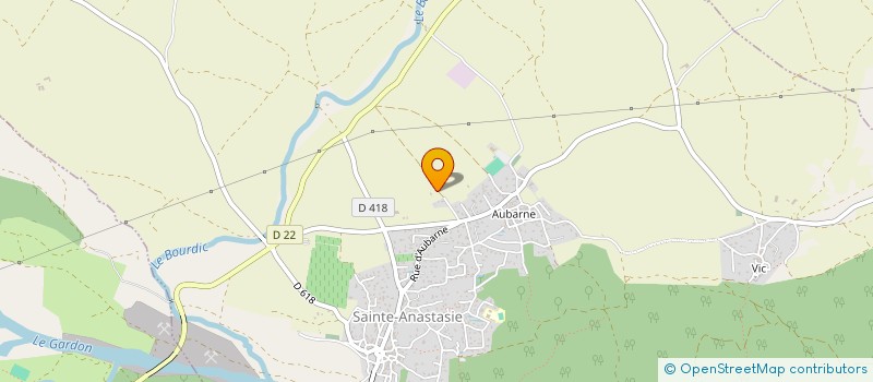 localisation de l'entreprise SCI L'ETOILE  SAINTE-ANASTASIE