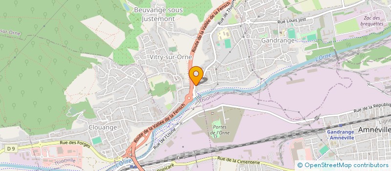 localisation de l'entreprise SCI L'ETOILE  SAINTE-CROIX-EN-PLAINE