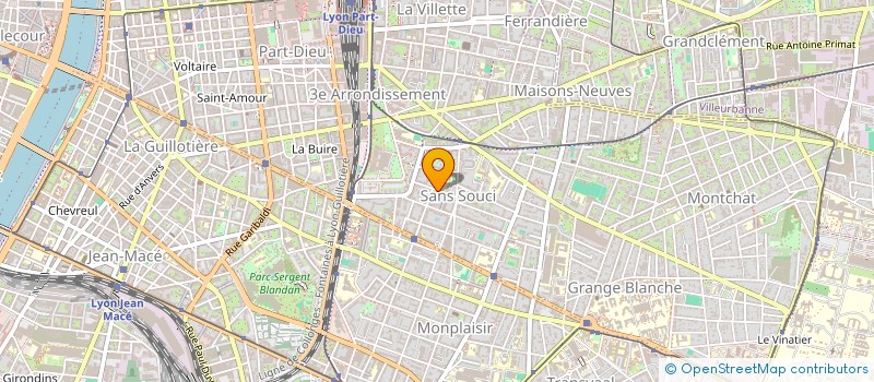 localisation de l'entreprise SCI L ETOILE BLEUE  LYON