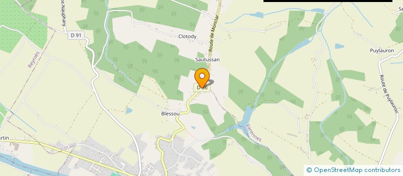 localisation de l'entreprise SCI L ETOILE D ANJOU  VILLEBRUMIER