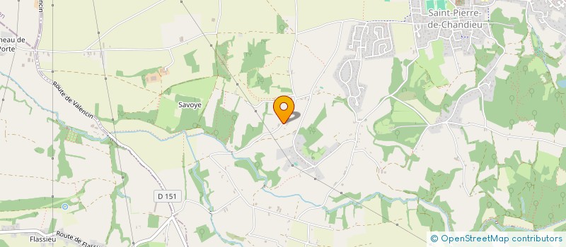 localisation de l'entreprise SCI L'ETOILE D'ARGENT  SAINT-PIERRE-DE-CHANDIEU