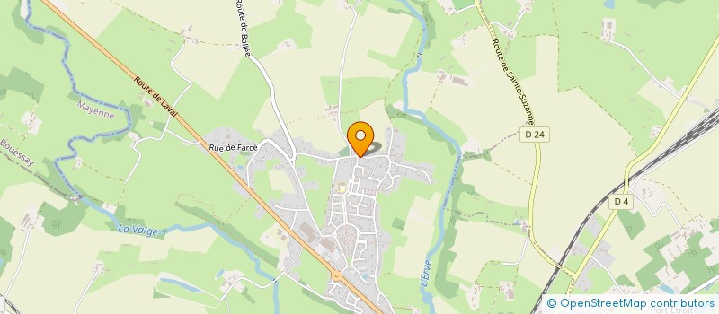 localisation de l'entreprise SCI L'ETOILE DE GASTINES  SABLE-SUR-SARTHE