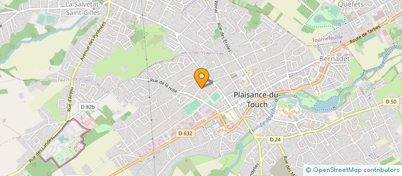 localisation de l'entreprise SCI L'ETOILE DE MER  PLAISANCE-DU-TOUCH