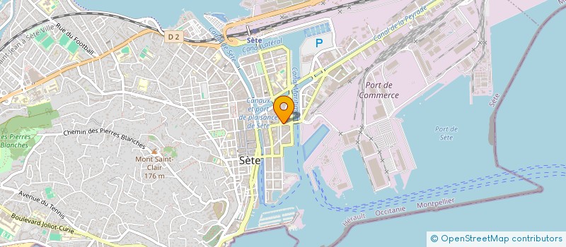 localisation de l'entreprise SCI L'ETOILE DE MER  SETE