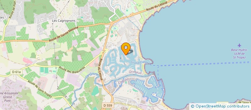 localisation de l'entreprise SCI L'ETOILE DE MER à GRIMAUD