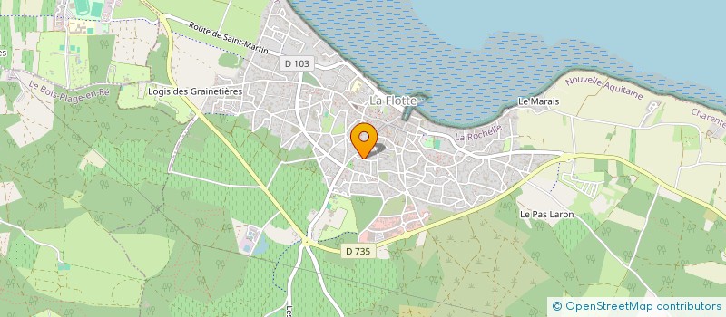 localisation de l'entreprise SCI L'ETOILE DE RE  LA FLOTTE