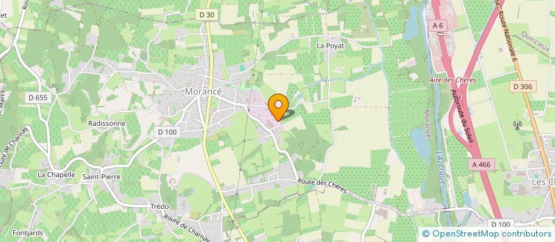 localisation de l'entreprise SCI L ETOILE DES HAIES  MORANCE