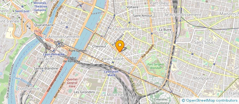 localisation de l'entreprise SCI L'ETOILE DES NEIGES  LYON