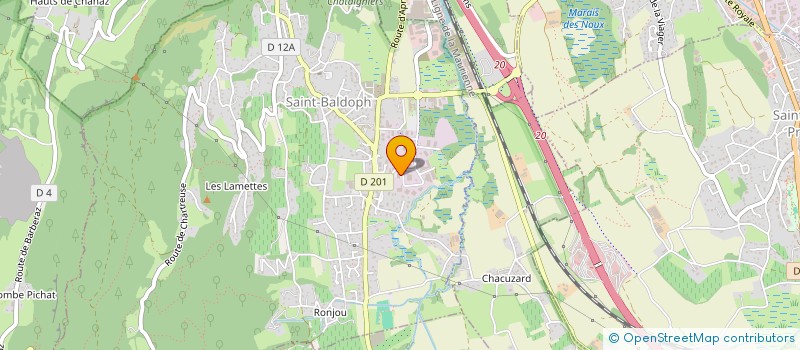 localisation de l'entreprise SCI L'ETOILE DES SYBELLES  SAINT-BALDOPH