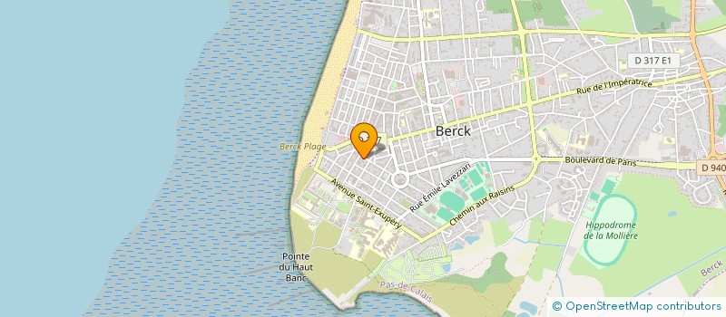 localisation de l'entreprise SCI L'ETOILE DU BERGER  BERCK