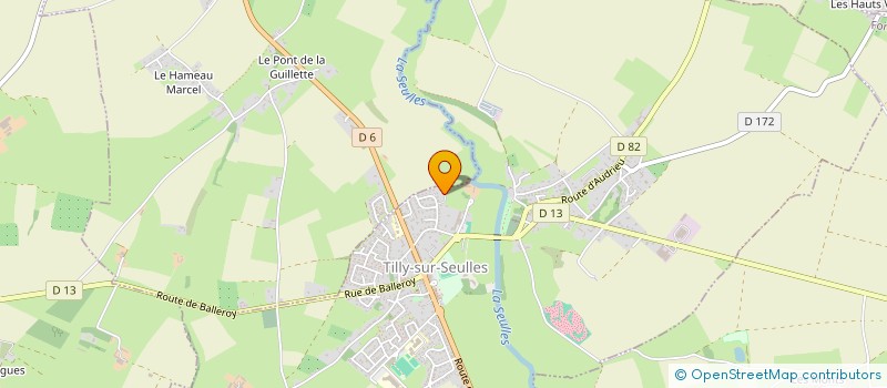 localisation de l'entreprise SCI L'ETOILE DU MATIN  TILLY-SUR-SEULLES