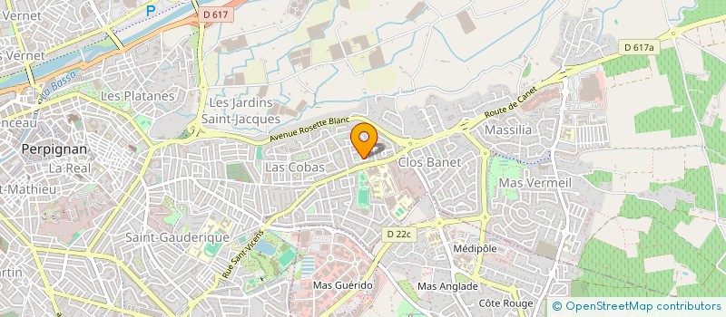 localisation de l'entreprise SCI L ETOILE DU SUD  PERPIGNAN