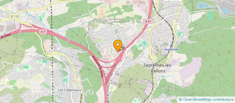 localisation de l'entreprise SCI L'ETOILE DU VALLON à SEPTEMES LES VALLONS