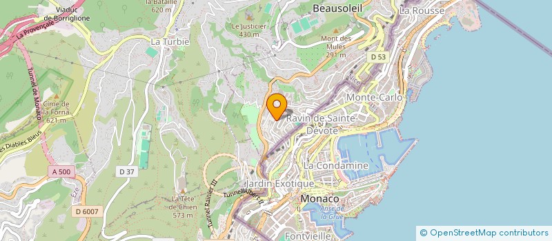 localisation de l'entreprise SCI L'ETOILE EVIN  BEAUSOLEIL