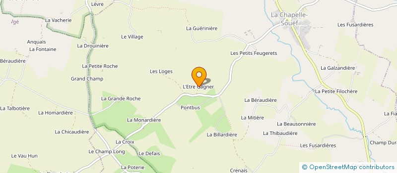 localisation de l'entreprise SCI L'ETRE GAGNER à LA CHAPELLE-SOUEF