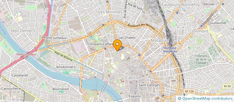 localisation de l'entreprise SCI L'ETRYLLE à TOULOUSE