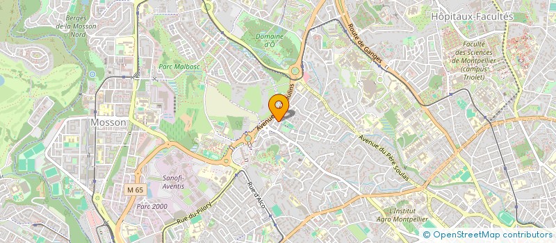 localisation de l'entreprise SCI L'ETUDE à MONTPELLIER