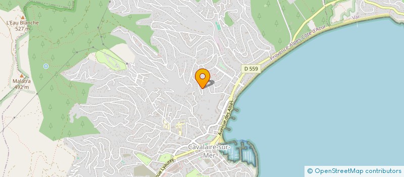 localisation de l'entreprise SCI L'EUGENIE à CAVALAIRE-SUR-MER