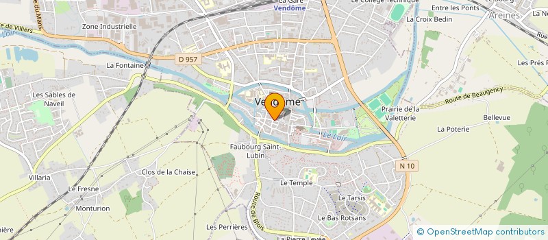 localisation de l'entreprise SCI L'EVIDENCE  VENDOME